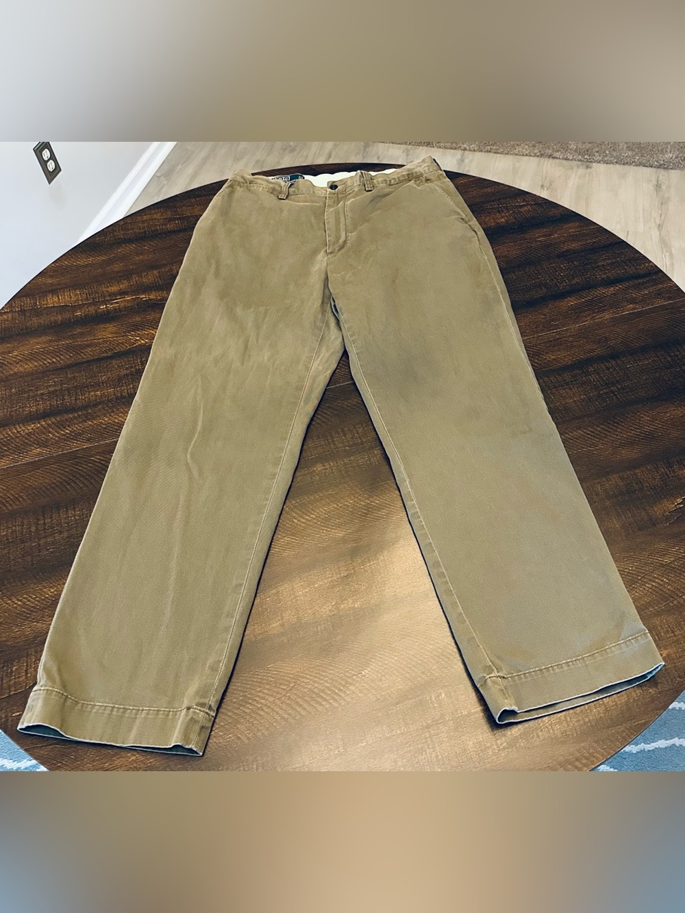 Vintage Polo Ralph Lauren Men's Prospect Chino Pants Green 34W/29L